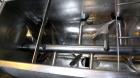 Used Marion Semi-Cylindrical Paddle Mixer, approximately 300 cubic feet working capacity, 304 stainless steel. Non-jacketed trough 55-1/2