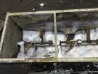 Used Marion Paddle Mixer, Approximately 200 Cubic Feet, Carbon Steel. Non-jacketed trough 144