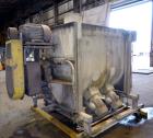 Used Marion Paddle Mixer, 304 Stainless Steel. Approximate 109 cubic feet/500 Pound Working Capacity. Non-jacketed tough approximately 73