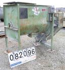 USED: Marion Paddle Mixer, 18 cubic feet working capacity, carbon steel. Non-jacketed trough 27