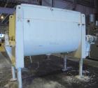 Used McCarter Corp Chocolate Mixer, approximately 76 cubic feet (560 gallon), carbon steel. Jacketed trough approximately 42'' wide x 84'' long x 56'' deep, rated 40 psi at 275 deg F. Approximate 5''...