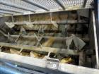 Used Mepaco Twin Shaft Paddle Mixer, Model 170, 2000 Pound Working Capacity (40 Cubic Feet), 304 Stainless Steel. Non-jacketed trough 71
