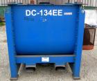 Used- National Bulk Equipment Paddle Mixer, model 25-400SP, 44 cubic feet, carbon steel. Non-jacketed trough 42-1/2