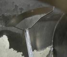 Used National Bulk Equipment Paddle Mixer, model 25-400SP, 44cubic feet, carbon steel. Non-jacketed trough 42-1/2