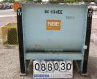 Used National Bulk Equipment Paddle Mixer, model 25-400SP, 44 cubic feet, carbon steel. Non-jacketed trough 42-1/2