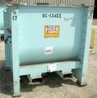 Used National Bulk Equipment Paddle Mixer, model 25-400SP, 44 cubic feet, carbon steel. Non-jacketed trough 42-1/2