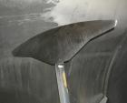 Used National Bulk Equipment Paddle Mixer, model 25-400SP, 44 cubic feet, carbon steel. Non-jacketed trough 42-1/2