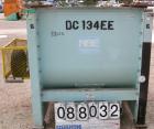Used National Bulk Equipment Paddle Mixer, model 25-400SP, 44 cubic feet, carbon steel. Non-jacketed trough 42-1/2