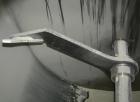 Used National Bulk Equipment Paddle Mixer, model 25-400SP, 44 cubic feet, carbon steel. Non-jacketed trough 42-1/2