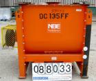 Used National Bulk Equipment Paddle Mixer, model 25-400SP, 44 cubic feet, carbon steel. Non-jacketed trough 42-1/2
