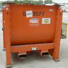 Used National Bulk Equipment Paddle Mixer, model 25-400SP, 44 cubic feet, carbon steel. Non-jacketed trough 42-1/2