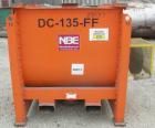Used National Bulk Equipment Paddle Mixer, model 25-400SP, 44 cubic feet, carbon steel. Non-jacketed trough 42-1/2