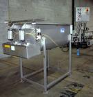Used PSSI Twin Shaft Paddle Mixer, Approximate 33 Cubic Feet Working Capacity, 304 Stainless Steel. Non-jacketed trough 33-1/2
