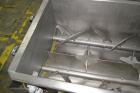 Used PSSI Twin Shaft Paddle Mixer, Approximate 33 Cubic Feet Working Capacity, 304 Stainless Steel. Non-jacketed trough 33-1/2