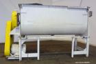 Used Stainless Steel Paddle Mixer, Approximately 100 Cubic Feet