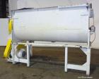 Used Stainless Steel Paddle Mixer, Approximately 100 Cubic Feet