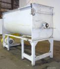 Used Stainless Steel Paddle Mixer, Approximately 100 Cubic Feet
