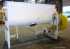 Used Stainless Steel Paddle Mixer, Approximately 100 Cubic Feet