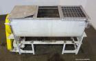 Used Stainless Steel Paddle Mixer, Approximately 100 Cubic Feet