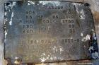 Used Stainless Steel Paddle Mixer, Approximately 100 Cubic Feet