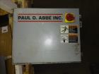 Used- Paul O. Abbe Twin Shaft Fluidizer, Model AF350