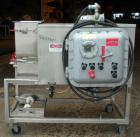 Used Paul O Abbe/Forberg II Twin Shaft Fluidizer, Model AF-6. 0.2 Cubic Feet Working Capacity, 316L Stainless Steel. Removable non-jacketed trough 14-5/8