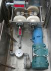 Used Paul O Abbe/Forberg II Twin Shaft Fluidizer, Model AF-6. 0.2 Cubic Feet Working Capacity, 316L Stainless Steel. Removable non-jacketed trough 14-5/8
