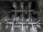 Used Paul O Abbe Forberg Twin Shaft Paddle Mixer Model AF 120, 4.3 Cubic Feet.
