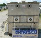 Used Stainless Steel Paul O Abbe Twin Shaft Fluidizer, model AF500