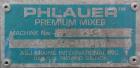Used Phlauer AJSP141-6DDPSW Twin Shaft Paddle Blender | 5 Cu Ft Stainless Steel Mixer