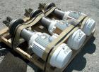 Unused-UNUSED: Phlauer premium twin shaft fluidized zone mixer, model AJSP426DDIS. 90 cubic feet working capacity, 304 stainless steel. Non-jacketed trough 72