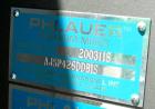Unused-UNUSED: Phlauer premium twin shaft fluidized zone mixer, model AJSP426DDIS. 90 cubic feet working capacity, 304 stainless steel. Non-jacketed trough 72