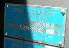 Unused-UNUSED: Phlauer premium twin shaft fluidized zone mixer, model AJSP426DDIS. 90 cubic feet working capacity, 304 stain...