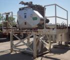 Used Phlauer Fluidized Zone Mixer, Model F-250S, 304 stainless steel, 8.8 cubic foot batch capacity. Non-jacketed trough 35.5