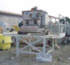 Used Phlauer Fluidized Zone Mixer, Model F-250S, 304 stainless steel, 8.8 cubic foot batch capacity. Non-jacketed trough 35.5