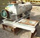 Used 10 Cubic Foot Scott Equipment Pin/Paddle Mixer, Model HSB2072. With 5 belt sheave but no motor included. Unit was previously mixing a fly ash type of product. Length of mixing chamber is 6', dia...