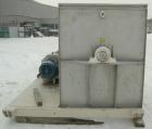 Used Scott Equipment Paddle Mixer, Model SPM4890SS, 94 cubic feet working capacity, 304 stainless steel. Non-jacketed trough 48