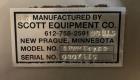 Used Scott Equipment Industrial Batch Horizontal Paddle Mixer