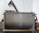 Used Scott Equipment Paddle Mixer, 100 Cubic Feet Capacity, 304 Stainless Steel