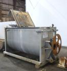 Used Scott Equipment Paddle Mixer, 100 Cubic Feet Capacity, 304 Stainless Steel