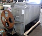 Used Scott Equipment Paddle Mixer, 100 Cubic Feet Capacity, 304 Stainless Steel