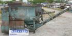 Used Weiler Paddle Mixer, Approximately 40 Cubic Feet Capacity, Carbon Steel. Non-jacketed trough 36