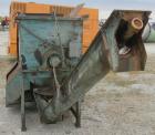 Used Weiler Paddle Mixer, Approximately 40 Cubic Feet Capacity, Carbon Steel. Non-jacketed trough 36