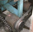 Used Weiler Paddle Mixer, Approximately 40 Cubic Feet Capacity, Carbon Steel. Non-jacketed trough 36
