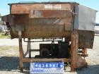 Used Twin Shaft Paddle Mixer, approximately 188 cubic feet working capacity, 316 stainless steel.Jacketed trough 66