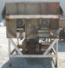 Used Twin Shaft Paddle Mixer, approximately 188 cubic feet working capacity, 316 stainless steel.Jacketed trough 66