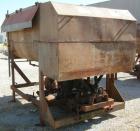 Used Twin Shaft Paddle Mixer, approximately 188 cubic feet working capacity, 316 stainless steel.Jacketed trough 66
