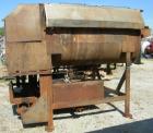 Used Twin Shaft Paddle Mixer, approximately 188 cubic feet working capacity, 316 stainless steel.Jacketed trough 66