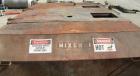 Used Twin Shaft Paddle Mixer, approximately 188 cubic feet working capacity, 316 stainless steel.Jacketed trough 66