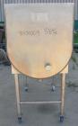 Used Will Flow Paddle Blender, approximately 26 cubic feet (200 gallon), 316 stainless steel. 30'' wide x 50'' long x 35'' deep dimple jacketed trough, rated 135 psi at 360 deg F. 2